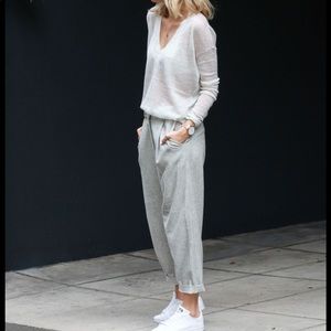 POL  Gray high waisted Pants size 8